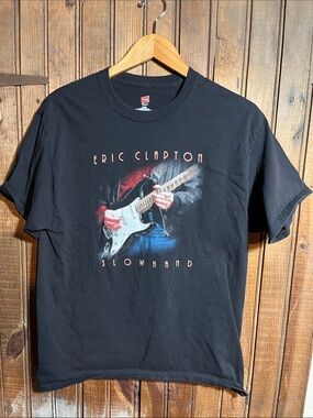 Eric Clapton 'Slowhand' Graphic Tee - Black